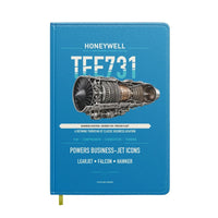 Thumbnail for TFE731 design on turquoise notebook