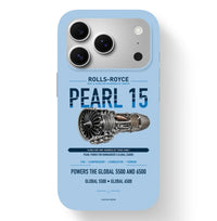 Thumbnail for PEARL 15 Case design on light blue iphone case