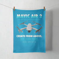 Thumbnail for DJI Mavic Air 2 design on turquoise towel