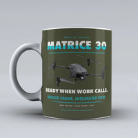 Thumbnail for Matrice 30 Mug design on green army dji