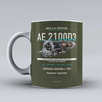Thumbnail for 2100D3 Mug design on green army ae