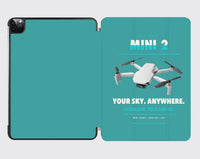 Thumbnail for DJI Mini 2 design on turquoise ipad tablet case