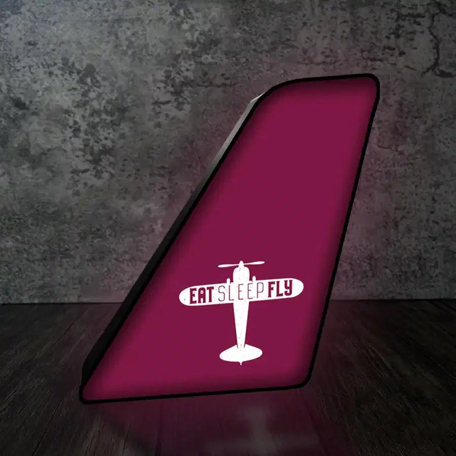 Eat Sleep Fly & Propeller 3D Lamp - view 9