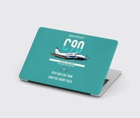 Thumbnail for Beechcraft King Air C90 design on turquoise MacBook case