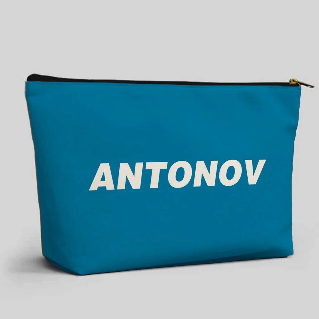 Antonov & Text Zipper Pouch - view 9