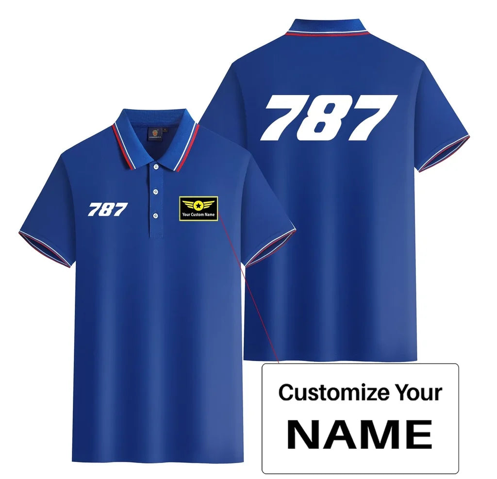 Customisable Boeing 787 Polo Shirt - view 9
