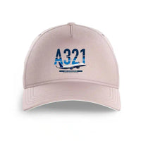 Thumbnail for Airbus A321XLR design on pink printed hat