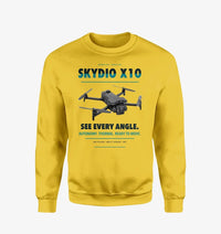 Thumbnail for Skydio X10 design on yellow sweatshirt