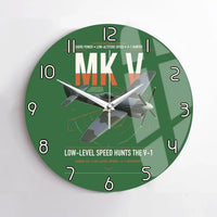 Thumbnail for Hawker Tempest Mk V design on green no frame wall clock