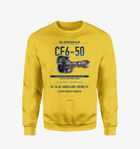 Thumbnail for CF6-50 design on yellow sweatshirt
