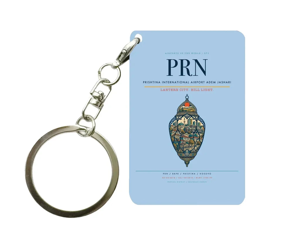 Prishtina International Airport Adem Jashari PRN Light Blue