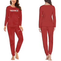 Thumbnail for Technic women pajamas - Red