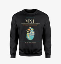 Thumbnail for Manila Ninoy Aquino International Airport MNL Sweatshirt - Black