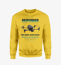 Thumbnail for BRINC Responder design on yellow sweatshirt