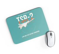 Thumbnail for BAC TSR-2 design on turquoise rectangle mouse pad