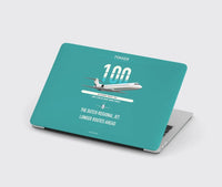 Thumbnail for Fokker 100 design on turquoise MacBook case