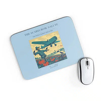 Thumbnail for VINTAGE G4396 - The Scarecrow Salute - Designed Mouse Pads design on lightblue rectangle