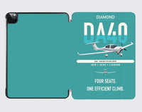 Thumbnail for Diamond DA40 design on turquoise ipad tablet case