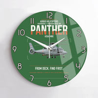 Thumbnail for Airbus Helicopters AS565 MBe Panther design on green no frame wall clock