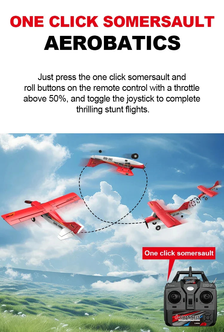 Qidi560 Moore M7 Off-road RC Plane 4CH Brushless Remote Control - view 11
