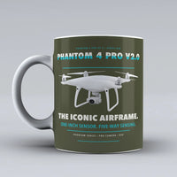 Thumbnail for Phantom 4 Pro V2.0 Mug design on green army dji