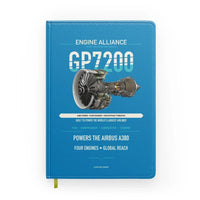 Thumbnail for GP7200 design on turquoise notebook