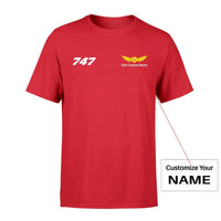 Thumbnail for Customisable Boeing 747 T-Shirt - view 9