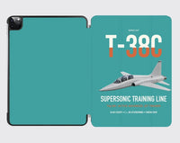 Thumbnail for T-38C Talon design on turquoise ipad tablet case