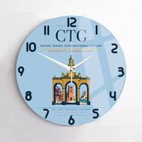 Thumbnail for Rafael Nunez International Airport CTG Wall-Clock No-Frame - Light Blue