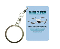 Thumbnail for DJI Mini 3 Pro Key Chain design on light blue key chain