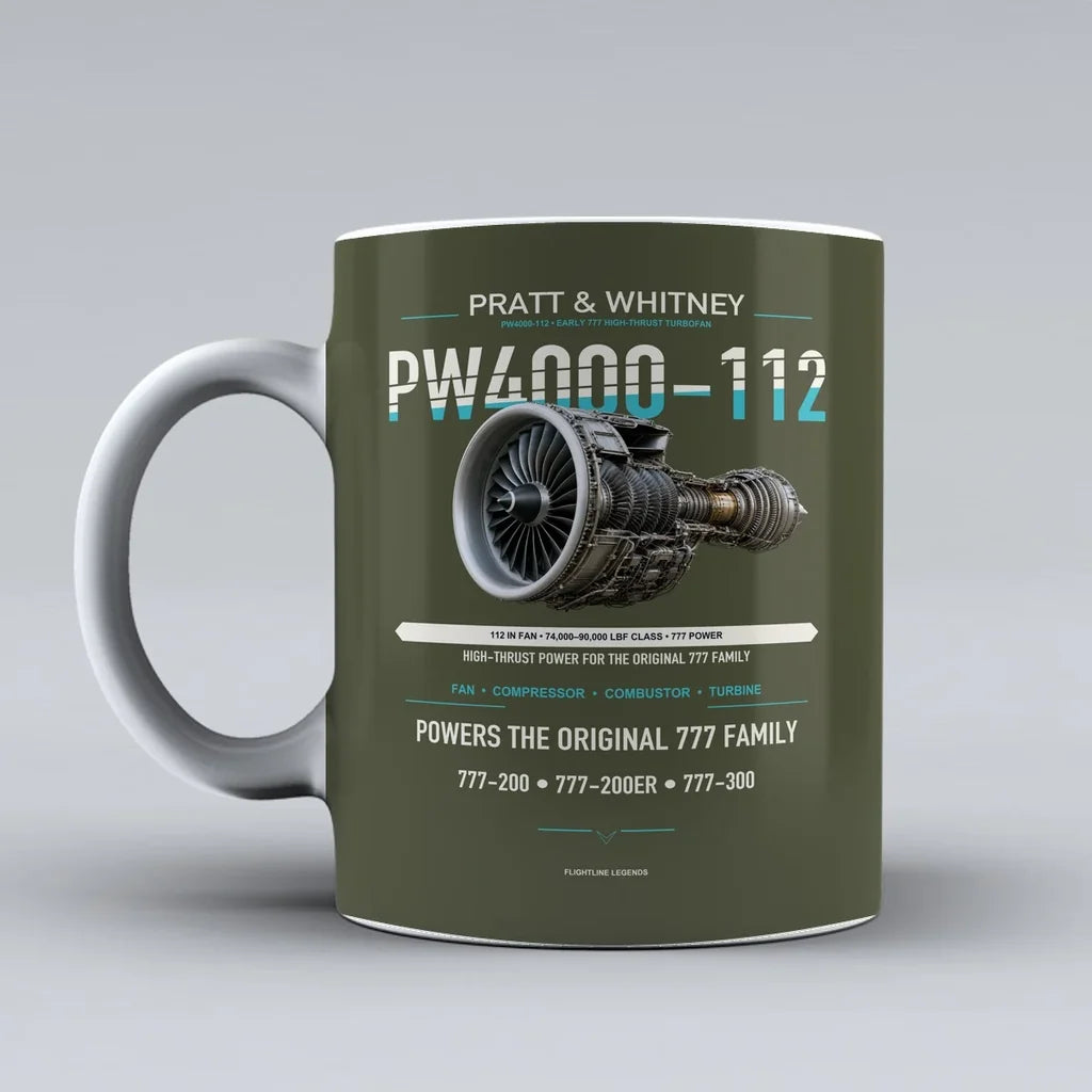 Mug design on green army pw4000 112