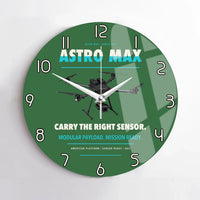 Thumbnail for Freefly Astro Max design on green no frame wall clock