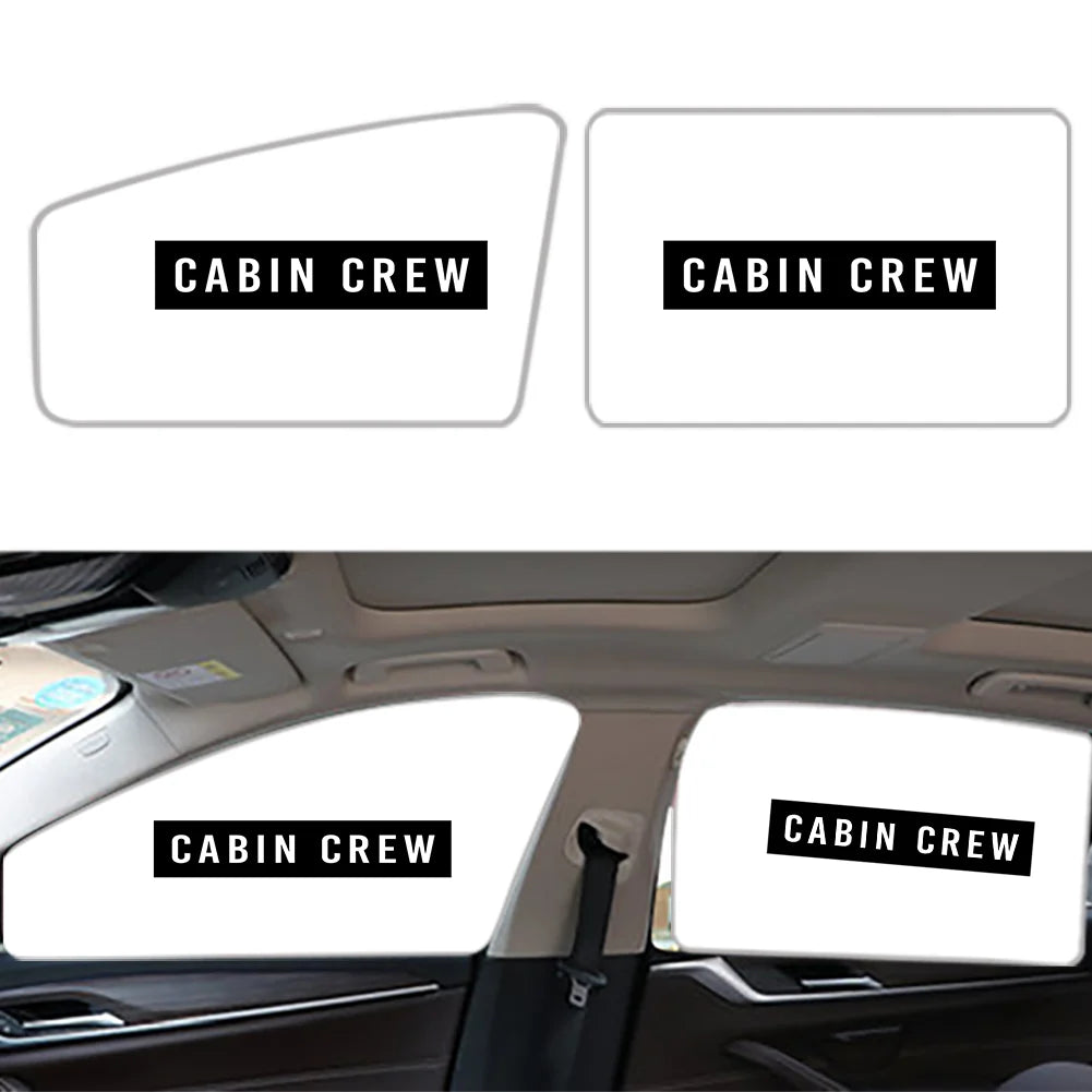 Cabin Crew Text Sun Shade - view 9