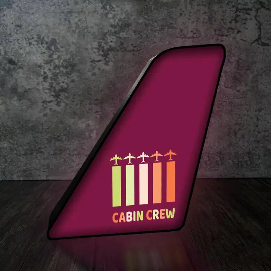 Colourful Cabin Crew 3D Lamp - view 9