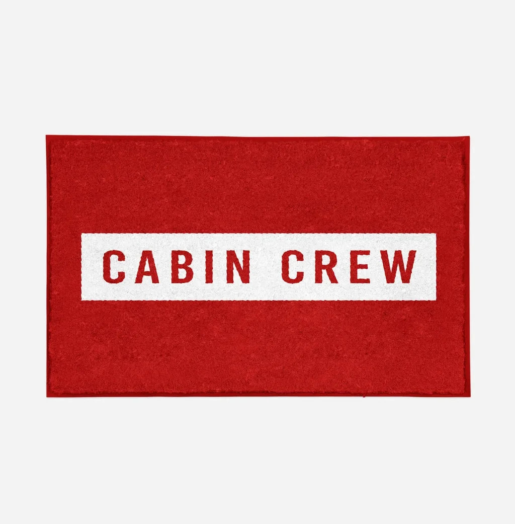 Cabin Crew Text Door Mat - view 9