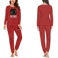 Thumbnail for Speed Is Life women pajamas - Red