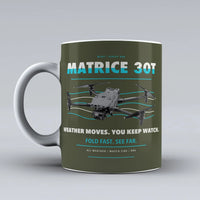 Thumbnail for Matrice 30T Mug design on green army dji