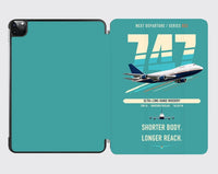 Thumbnail for Boeing 747SP design on turquoise ipad tablet case