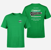 Thumbnail for CONWAY design on green t shirt