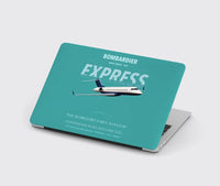 Thumbnail for Bombardier Global Express design on turquoise MacBook case