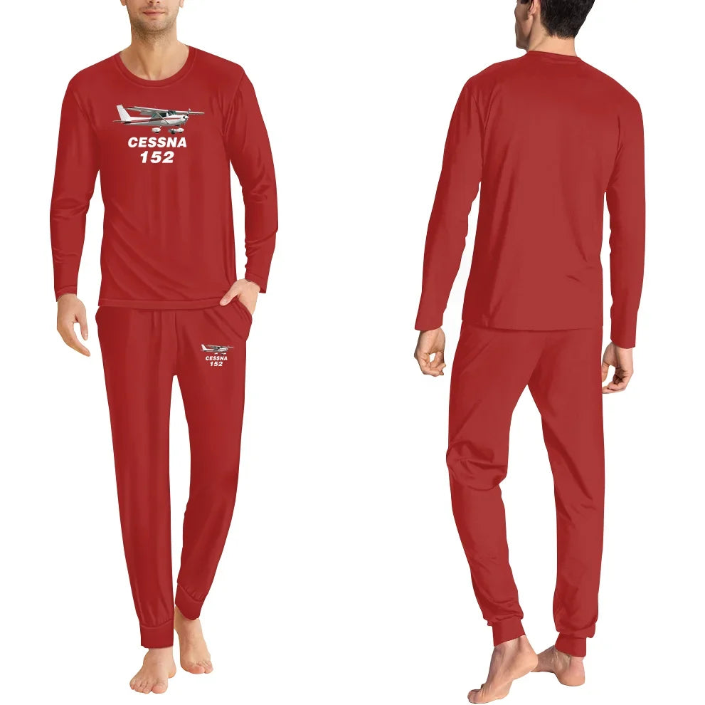 The Cessna 152 men pajamas - Red