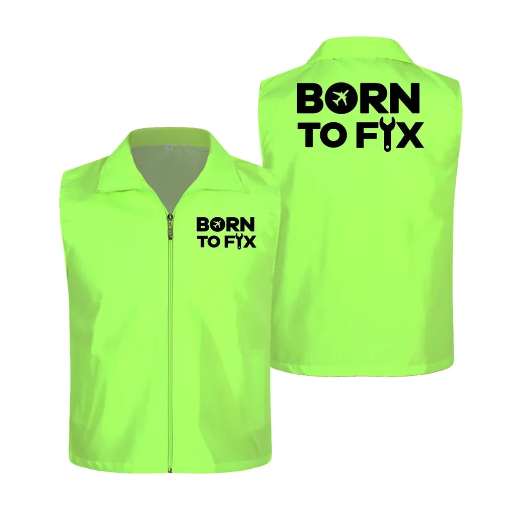 Born To Fix Airplanes Vest - view 9