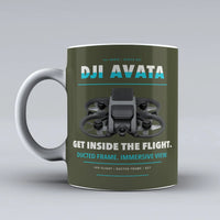 Thumbnail for Avata Mug design on green army dji