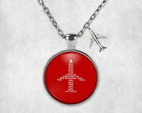 Thumbnail for Aviation Alphabet Necklace - view 9