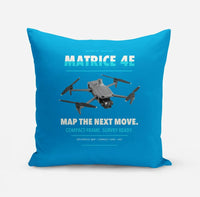 Thumbnail for DJI Matrice 4E design on turquoise pillow