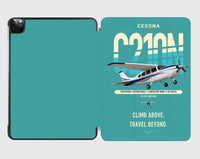 Thumbnail for Cessna T210N Centurion design on turquoise ipad tablet case