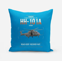 Thumbnail for Leonardo HH-101A Caesar design on turquoise pillow