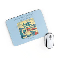 Thumbnail for VINTAGE G4295 - The High Desert Speed Trap - Designed Mouse Pads design on lightblue rectangle