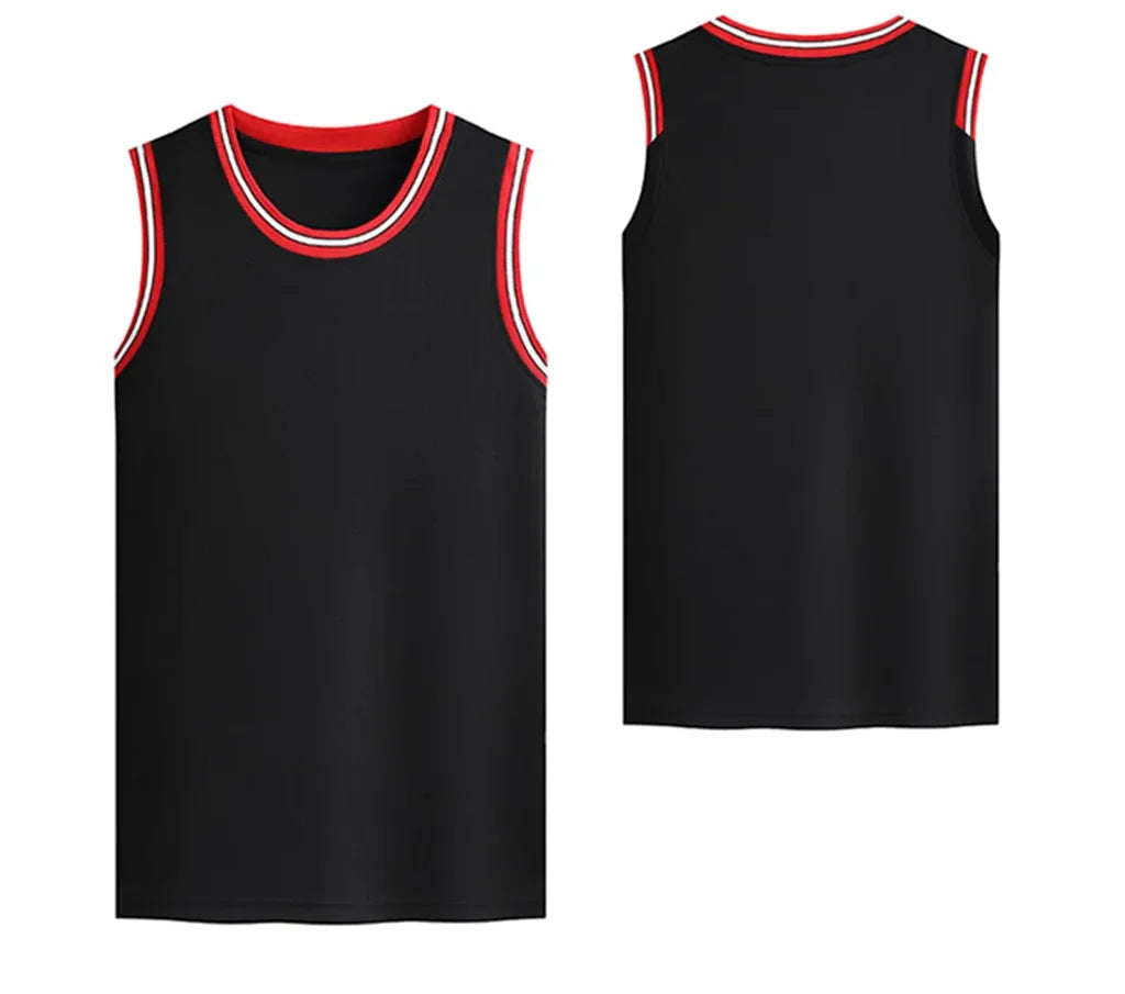 NO Basketball Style Sports aviation design printed on quick-dry breathable fabric men's sport tank top.