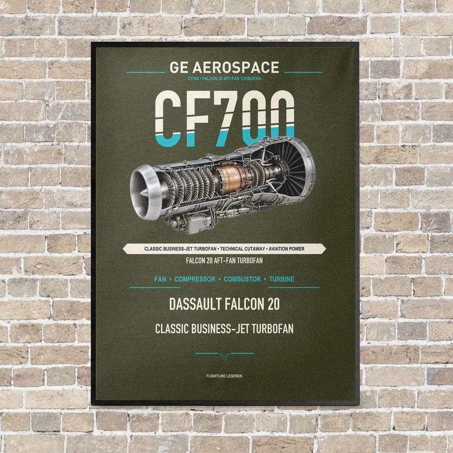 CF700 vertical canvas print - framed - green army background